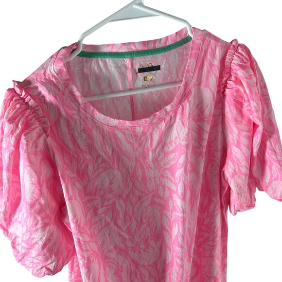 Lilly Pulitzer Mercer Dress Women's Size XXS in Rousseau Pink Tulip To Tango - Picture 4 of 5